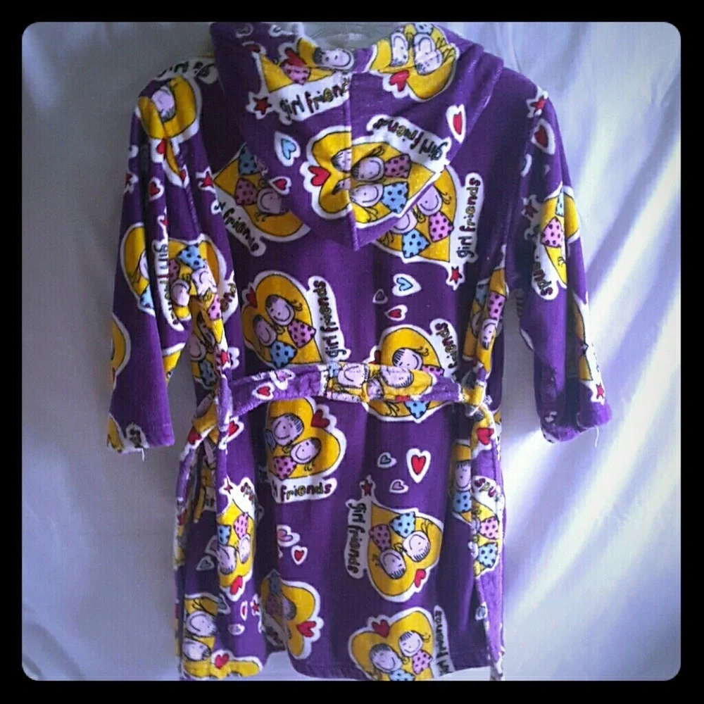 Bullfrogs Butterfly for kids Beach robe